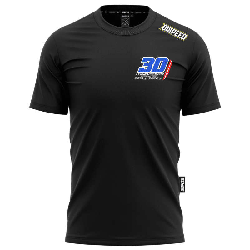 Bawełniany Czarny T-shirt Premium - Leon Madsen