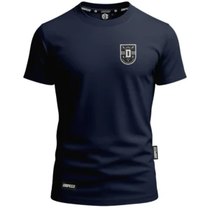 T-shirty bawełniany Dispeed Shield - Granatowy