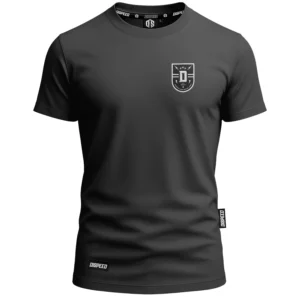 T-shirty bawełniany Dispeed Shield Black - Grafitowy