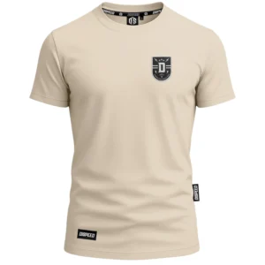 T-shirty bawełniany Dispeed Shield - Beżowa
