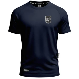 T-shirt SLIM Dispeed Shield - Grafitowy