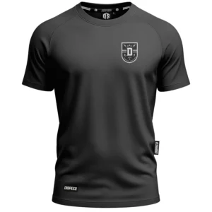 T-shirt SLIM Dispeed Shield - Grafitowy