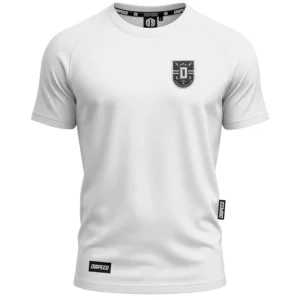 T-shirt SLIM Dispeed Shield - Biały