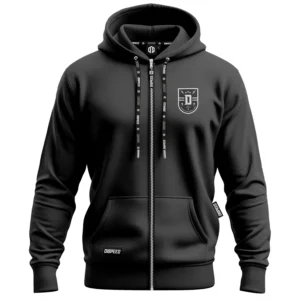 Lekka bluza z kapturem na zamek Dispeed Shield - Grafitowa