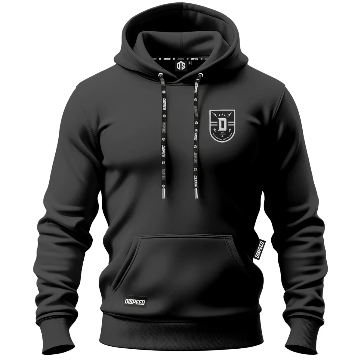 Bawełniana bluza z kapturem Dispeed Shield - Grafitowa