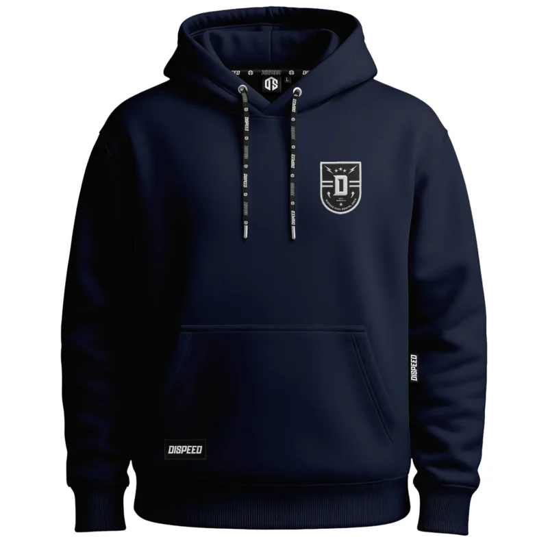 Bluza z kapturem Oversize Dispeed Shield - Granatowa