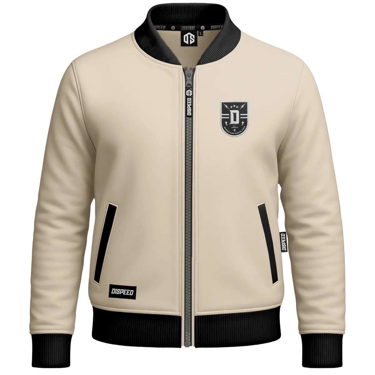 Bluza Baseball Dispeed Shield - Beżowa