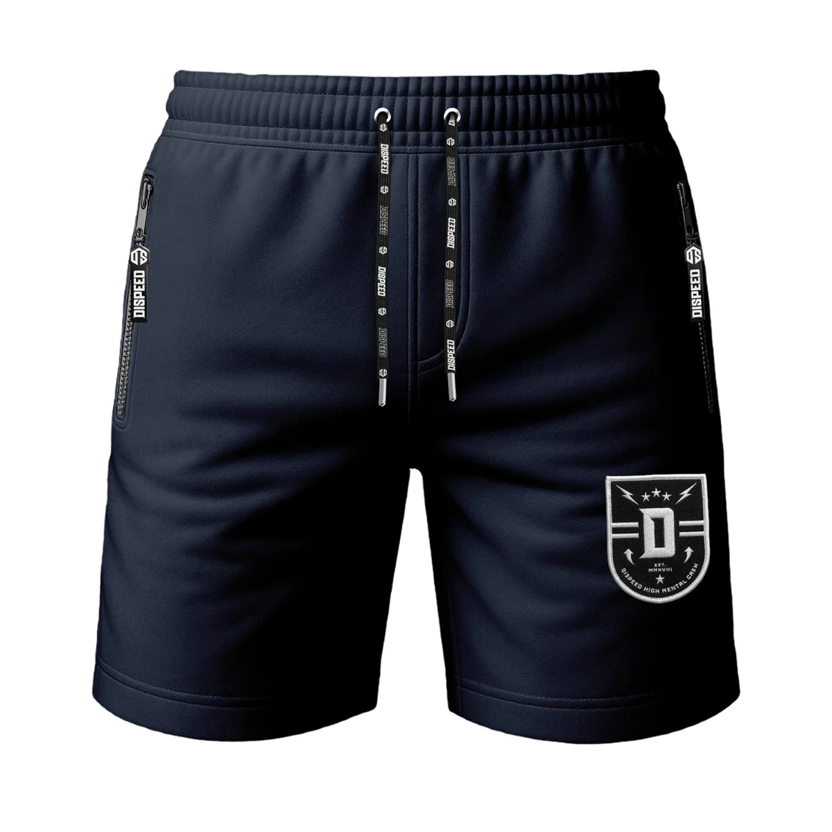 Krótkie spodenki bawełniane Dispeed Shield- Granatowe