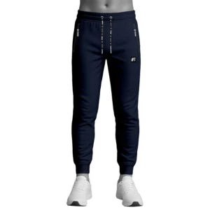 Bawełniane Spodnie Dresowe Champ Rules - Granatowe