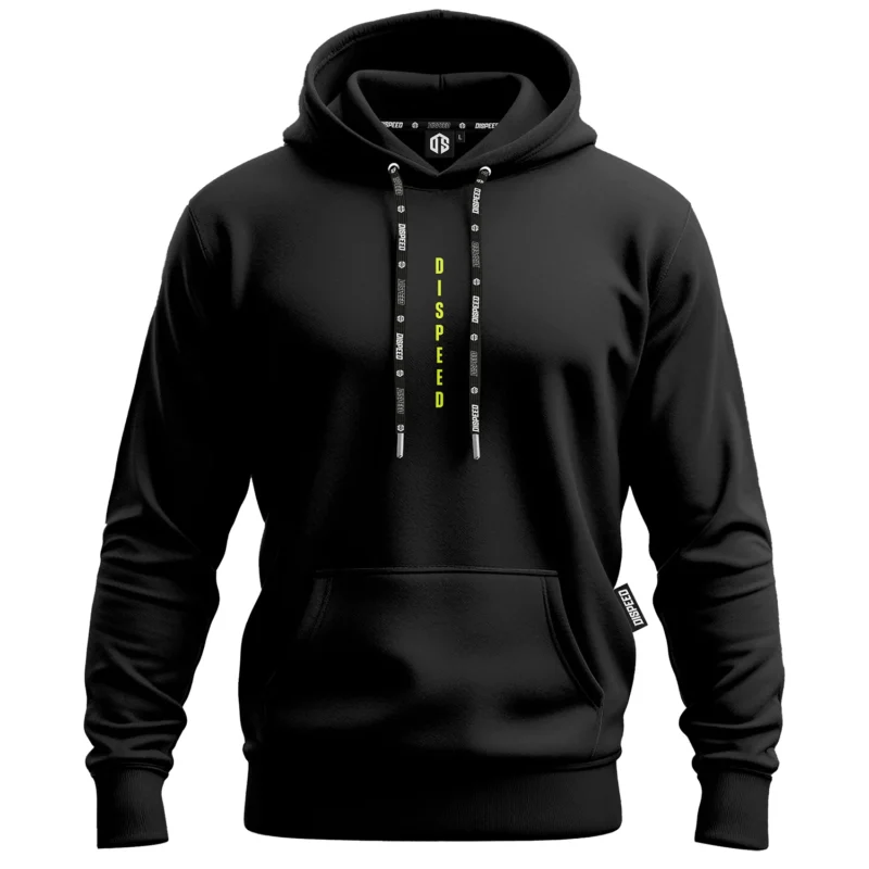 Lekka bluza z kapturem Authentic - Czarna