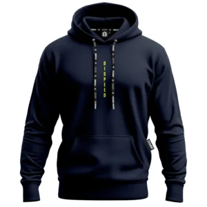 Lekka bluza z kapturem Authentic - Granatowa