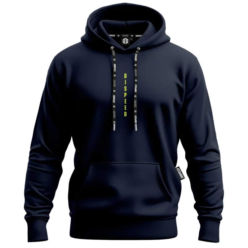 Lekka bluza z kapturem Authentic - Granatowa