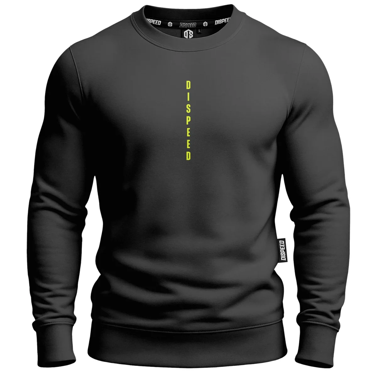 Bawełniana bluza bez kaptura Authentic - Grafitowa