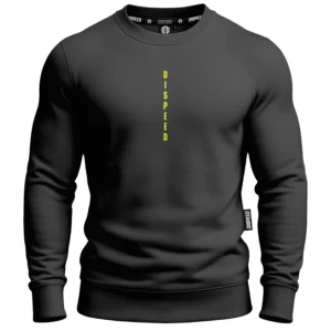 Bawełniana bluza bez kaptura Authentic - Grafitowa