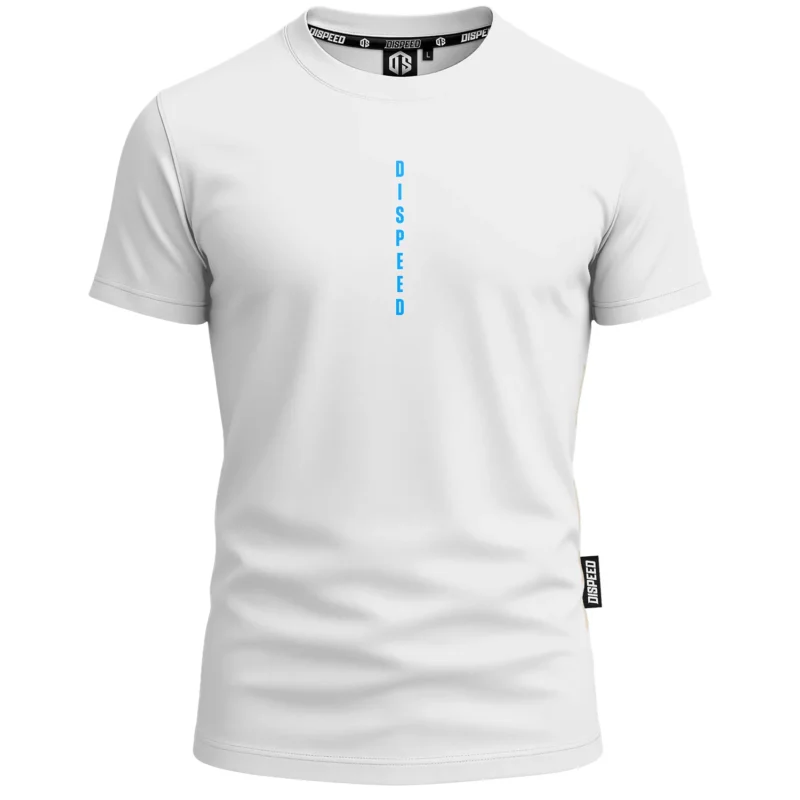 T-shirt bawełniany Dispeed Authentic - Biały