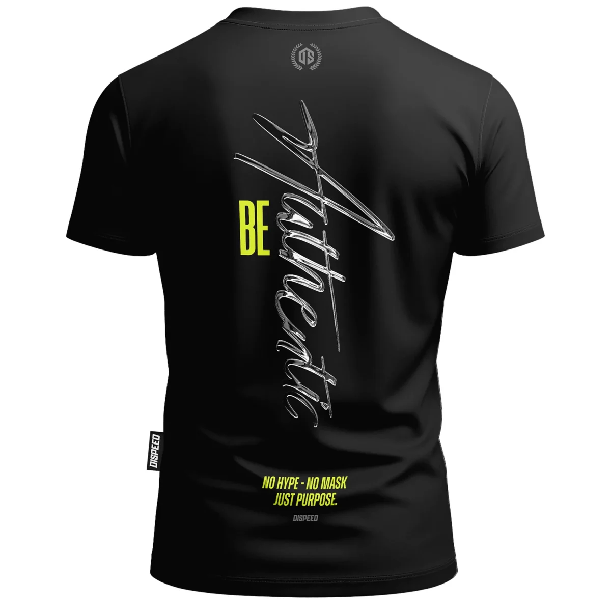 T-shirt bawełniany Dispeed Authentic - Czarny