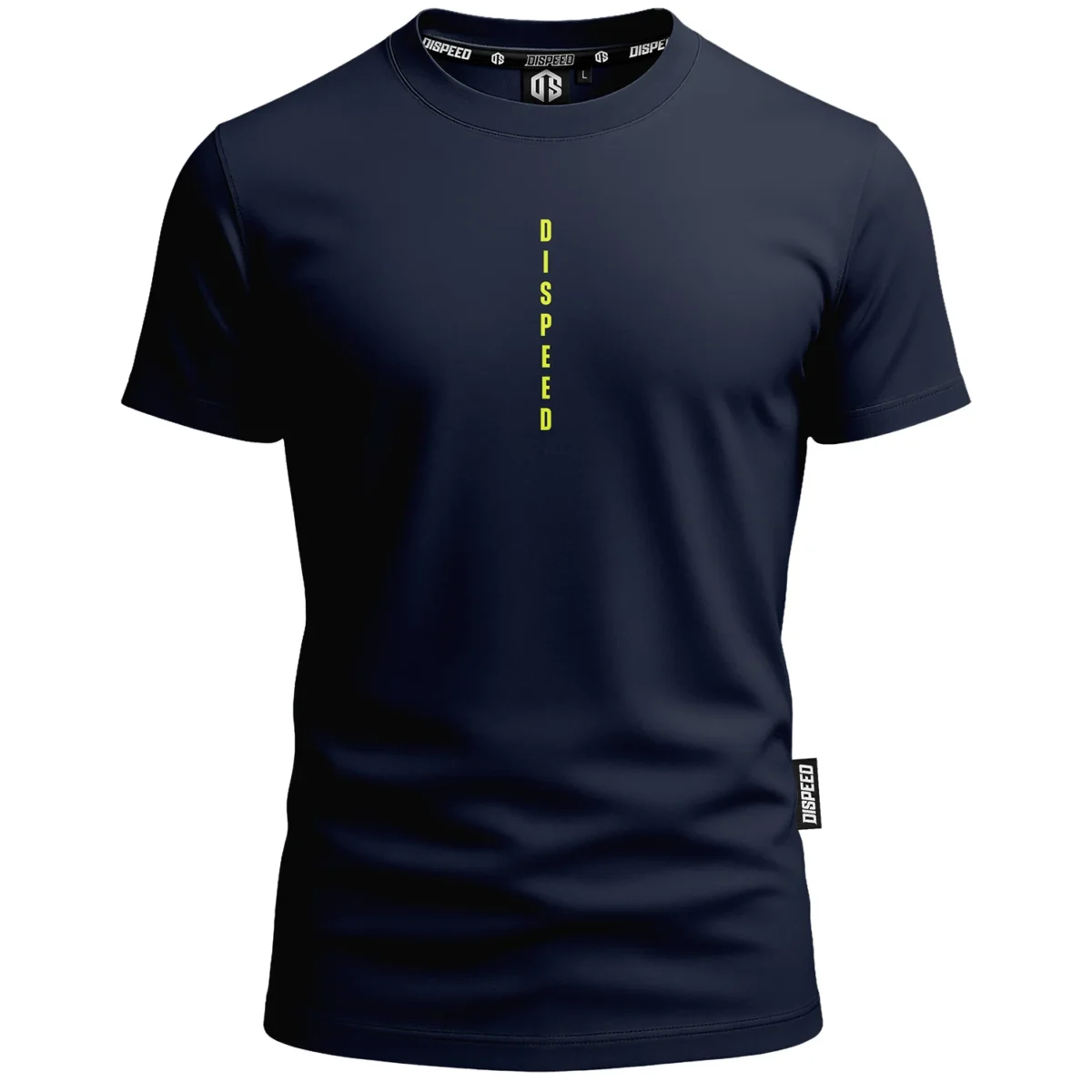 T-shirt bawełniany Dispeed Authentic - Granatowy