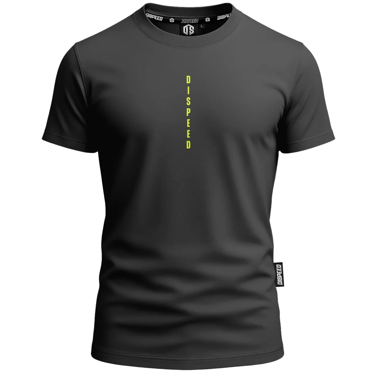 T-shirt bawełniany Dispeed Authentic - Grafitowy