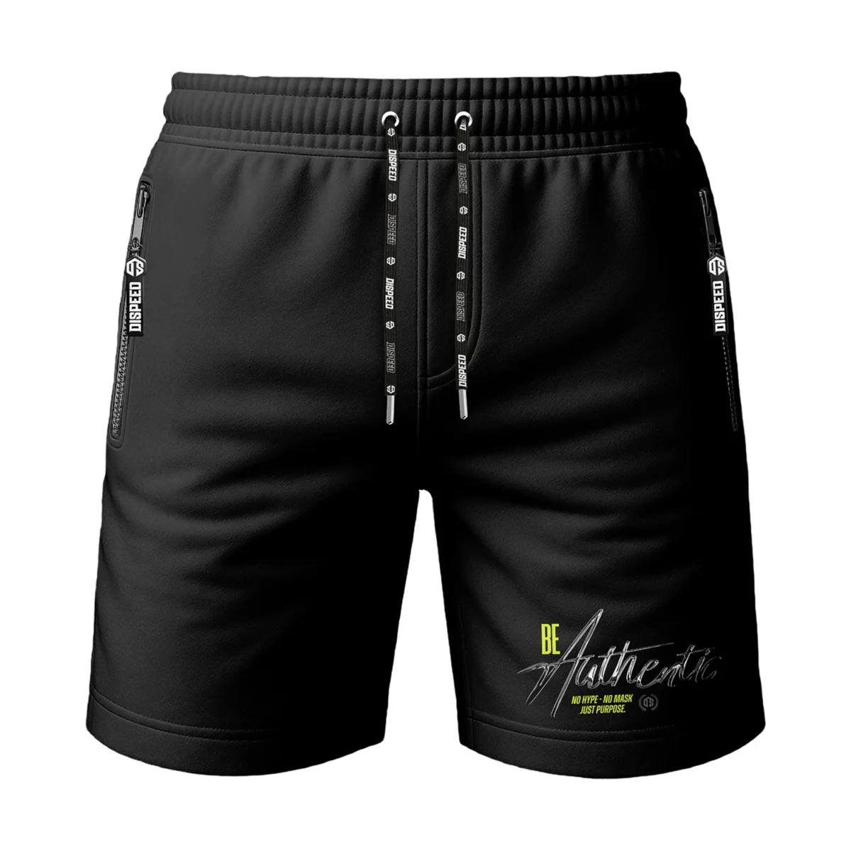 Krótkie spodenki bawełniane Authnetic - Czarne