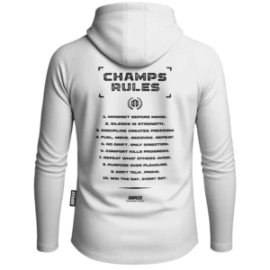 UltraLight Hoodie Champ Rules - Biała