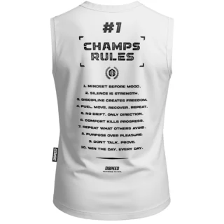 Tank Top Champ Rules - Biały