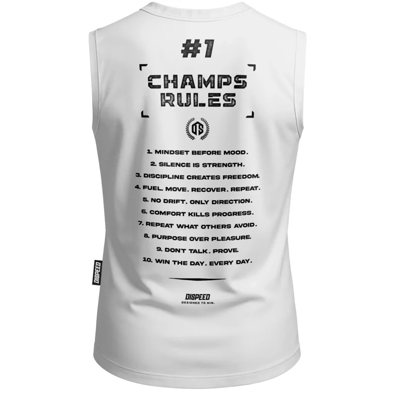 Tank Top Champ Rules - Biały
