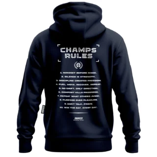 Lekka bluza z kapturem Champ Rules - Granatowa