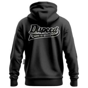 Lekka bluza z kapturem Champs University Chenille - Grafitowa