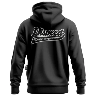 Lekka bluza z kapturem Champs University Chenille - Grafitowa