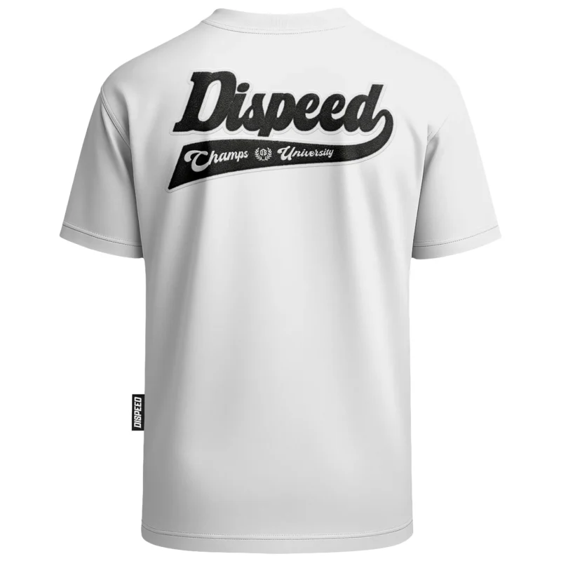 T-shirt Oversize Champs University Chenille - Biały