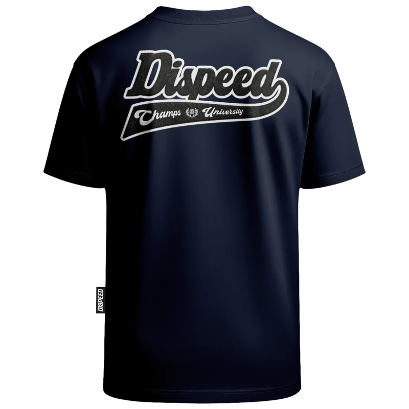 T-shirt Oversize Champs University Chenille - Granatowy