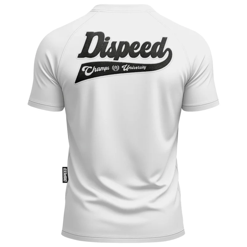 T-shirt SLIM Champs University Chenille - Biały