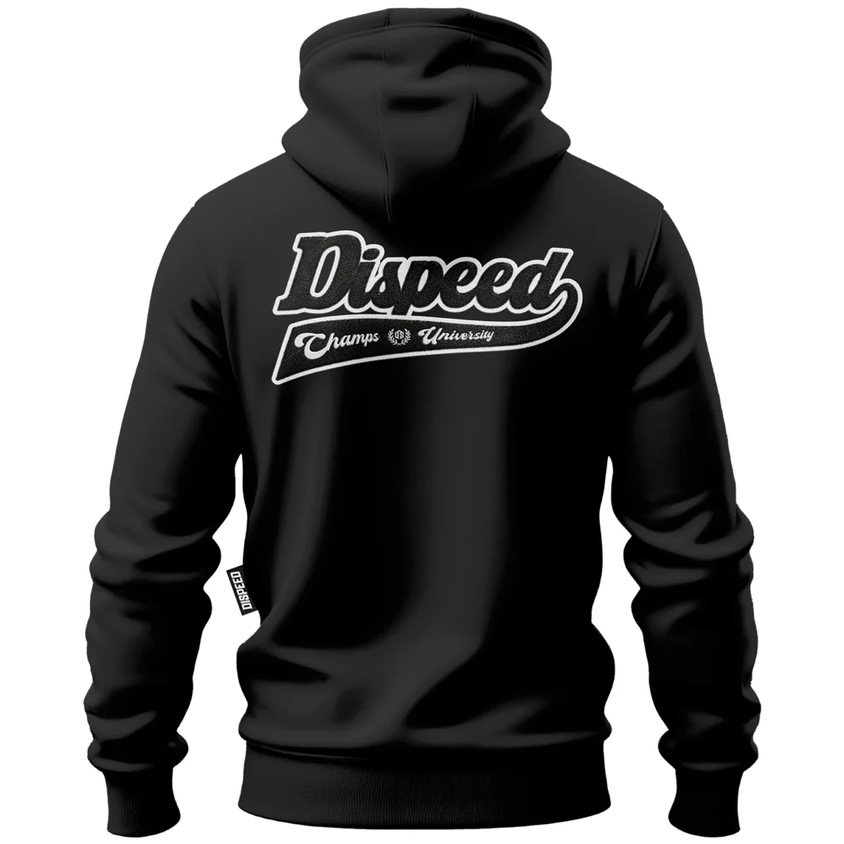 Bawełniana bluza z kapturem Champ Univeristy Chenille - Czarna