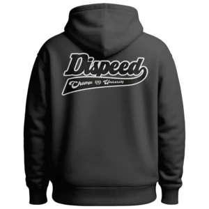 Bluza z kapturem Oversize Champs University Chenille - Grafitowa