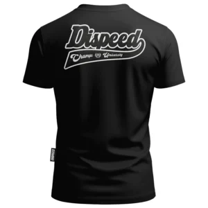 T-shirt bawełniany Dispeed Champs University Chenille - Czarny