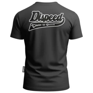 T-shirt bawełniany Dispeed Champs University Chenille -Grafitowy