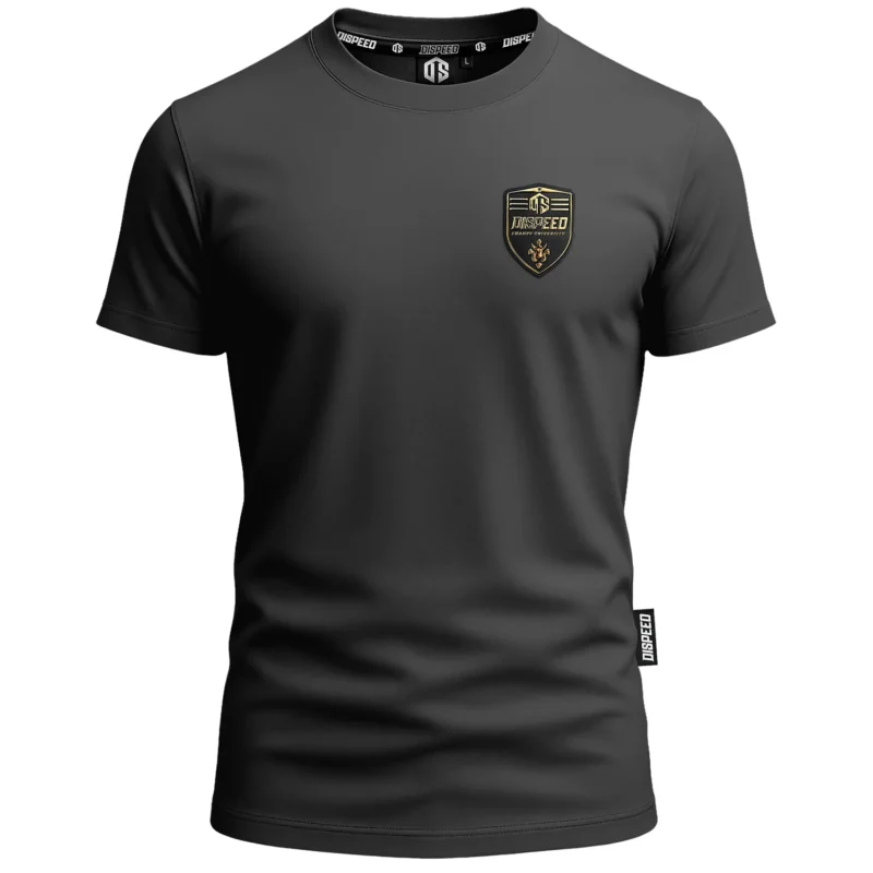 T-shirty bawełniany Dispeed Mflex - Grafitowy
