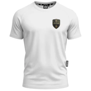 T-shirt SLIM Mflex Shield - Biały