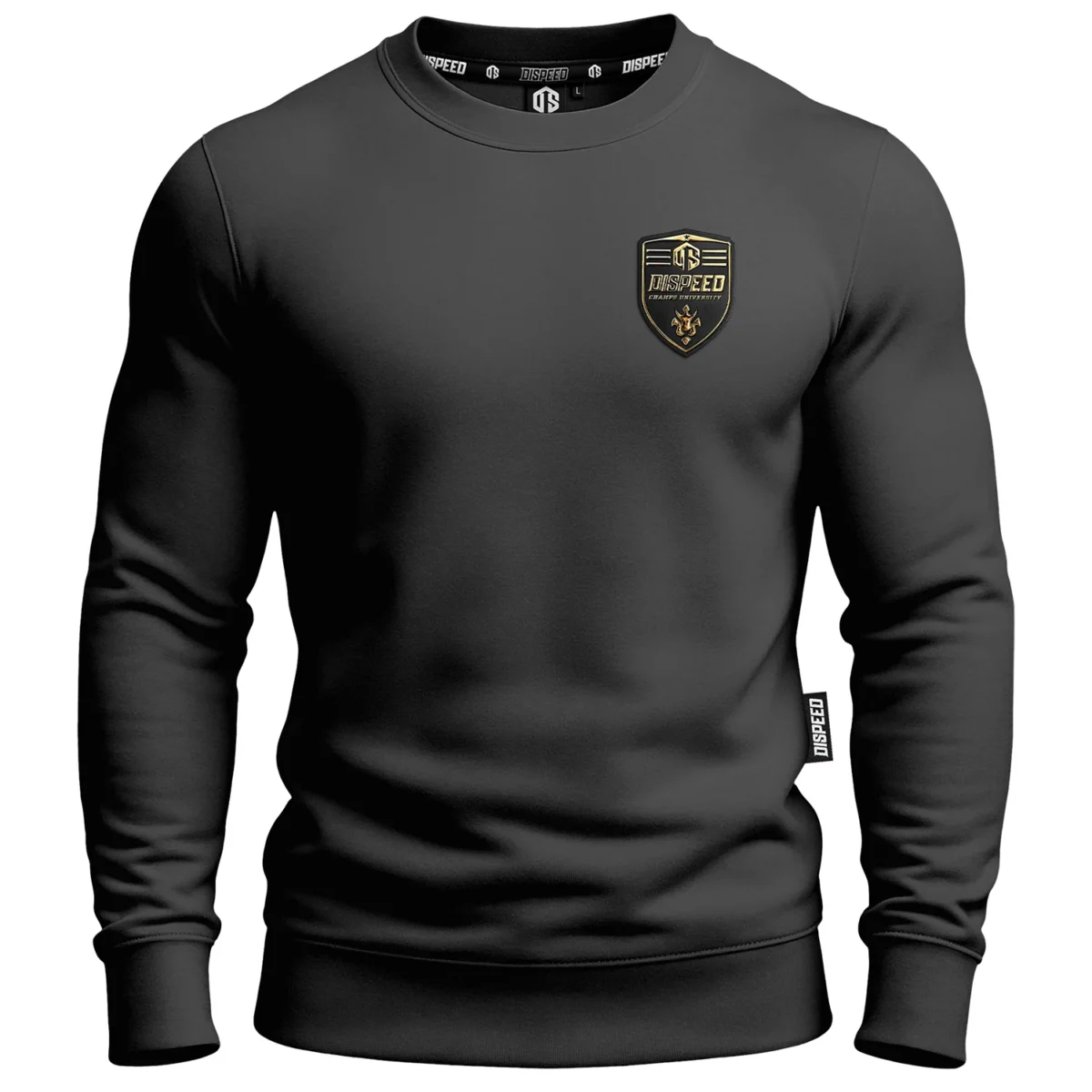 Bawełniana bluza bez kaptura Mflex Shield - Grafitowa