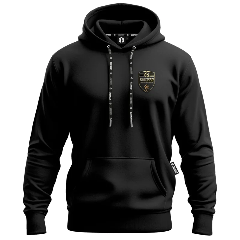 Lekka bluza z kapturem Mflex Shield - Czarna