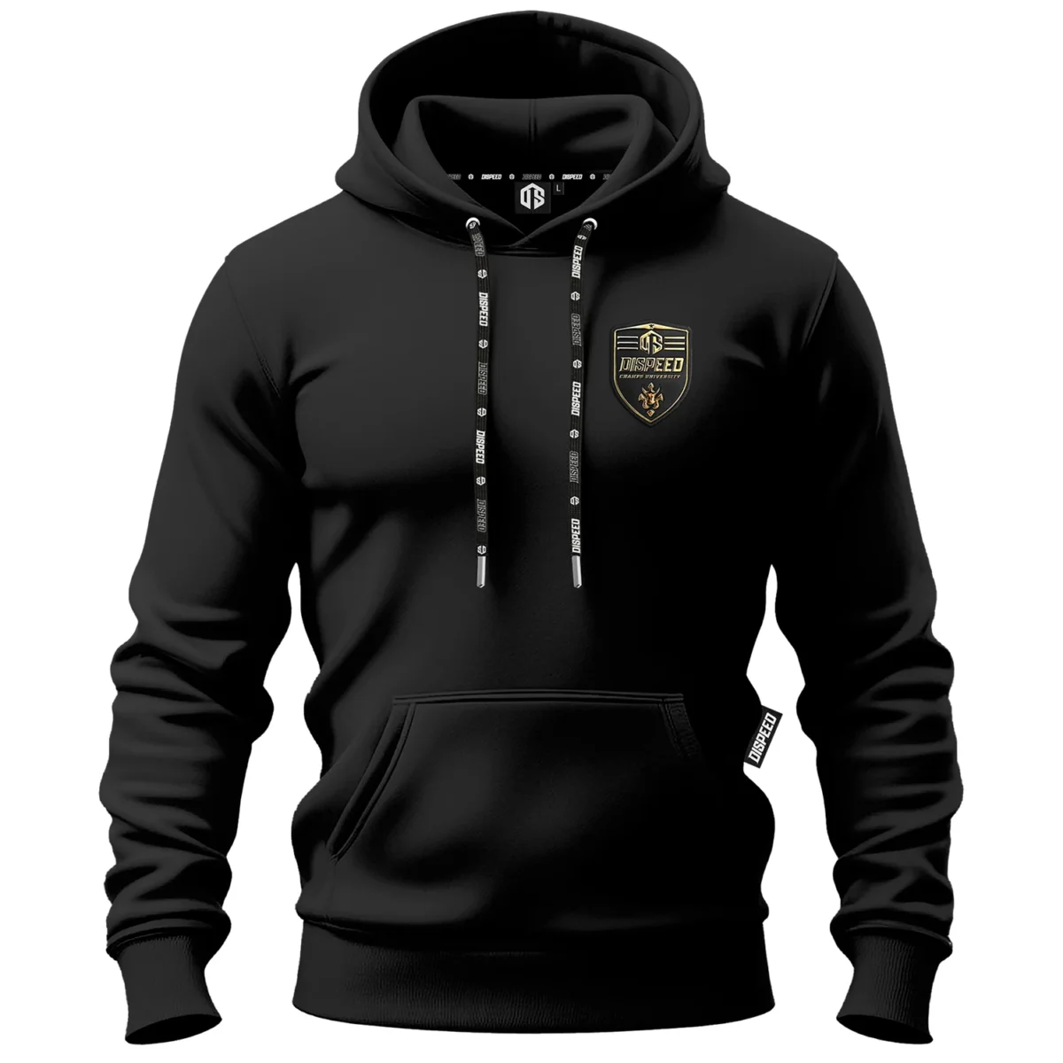 Bawełniana bluza z kapturem Mflex Shield - Czarna