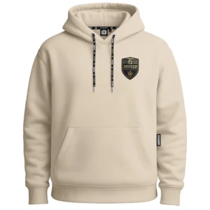 Bluza z kapturem Oversize Mflex Shield - Beżowa
