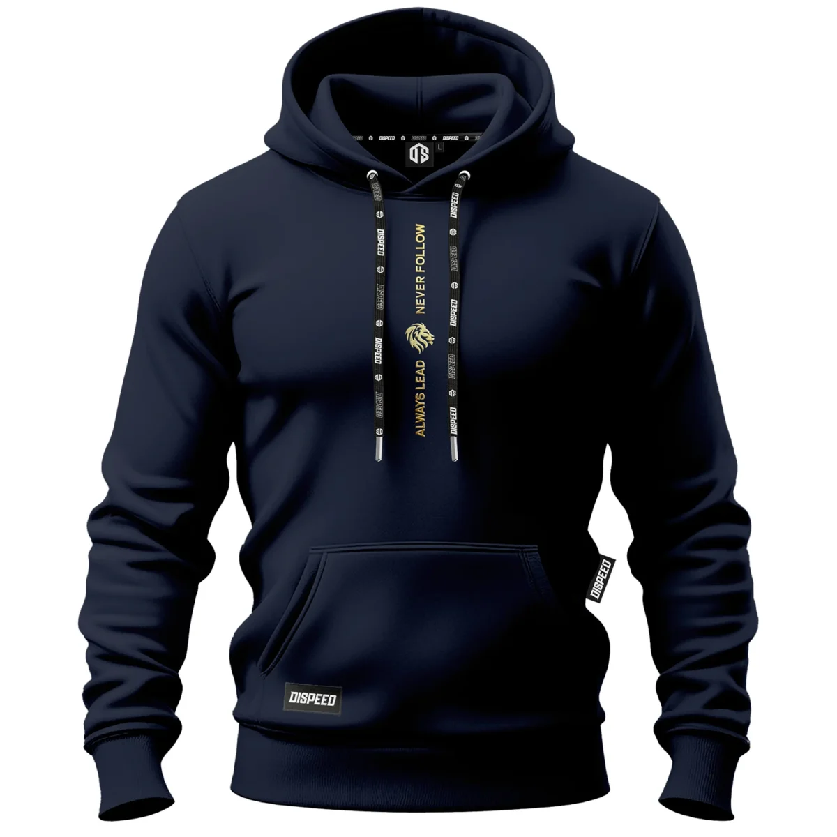 Bawełniana bluza z kapturem Always Lead - Granatowa