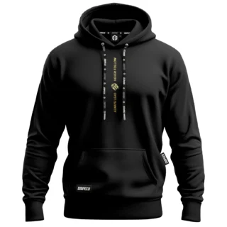 Lekka bluza z kapturem Always Lead - Czarna