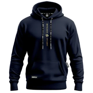 Lekka bluza z kapturem Always Lead - Granatowa