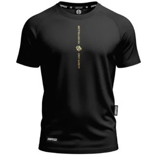 T-shirt SLIM Always Lead - Czarny