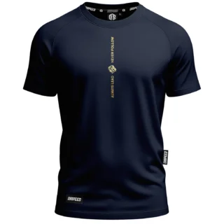 T-shirt SLIM Always Lead - Granatowy