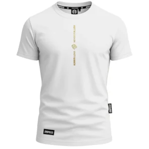 T-shirt bawełniany Dispeed Always Lead - Biały