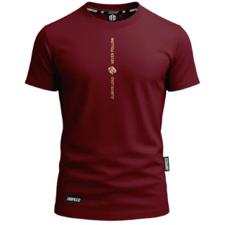 T-shirty bawełniany Dispeed Always Lead - Bordowy