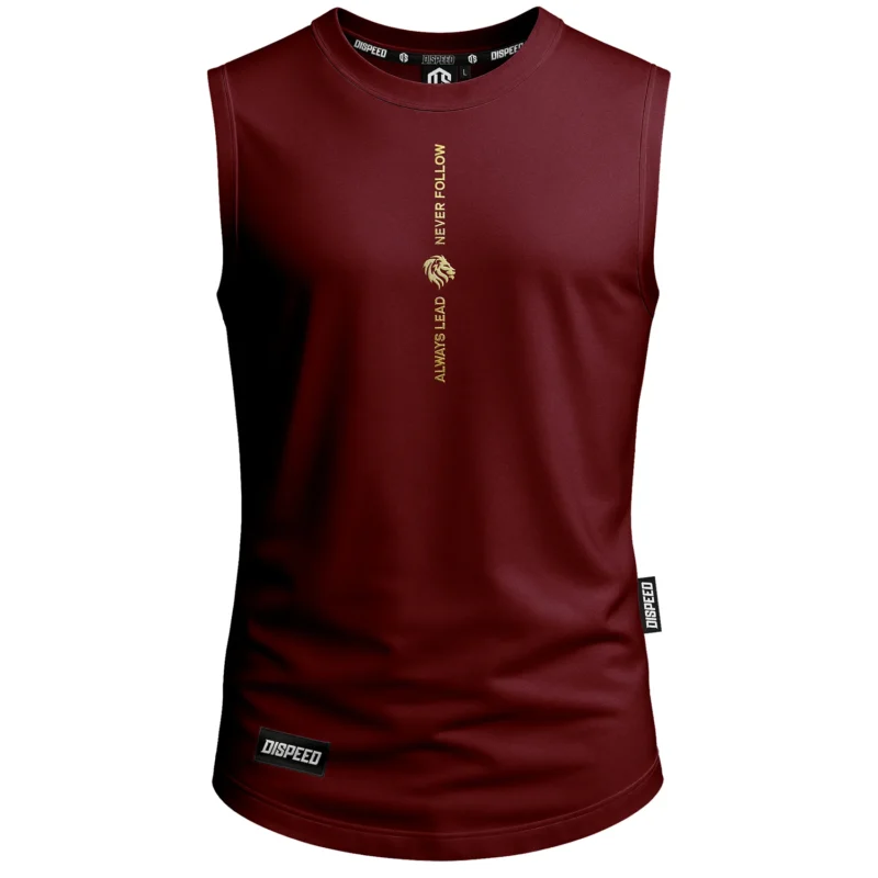 Tank Top Always Lead - Bordowy
